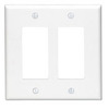 Leviton Wallplates Mid Nyl 2G Decr-I PJ262-I